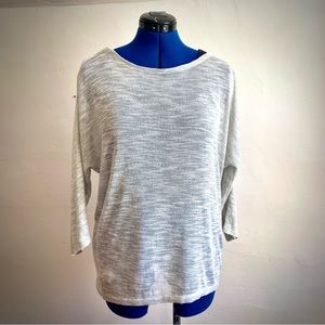 Loft Light Gray knit pullover top
